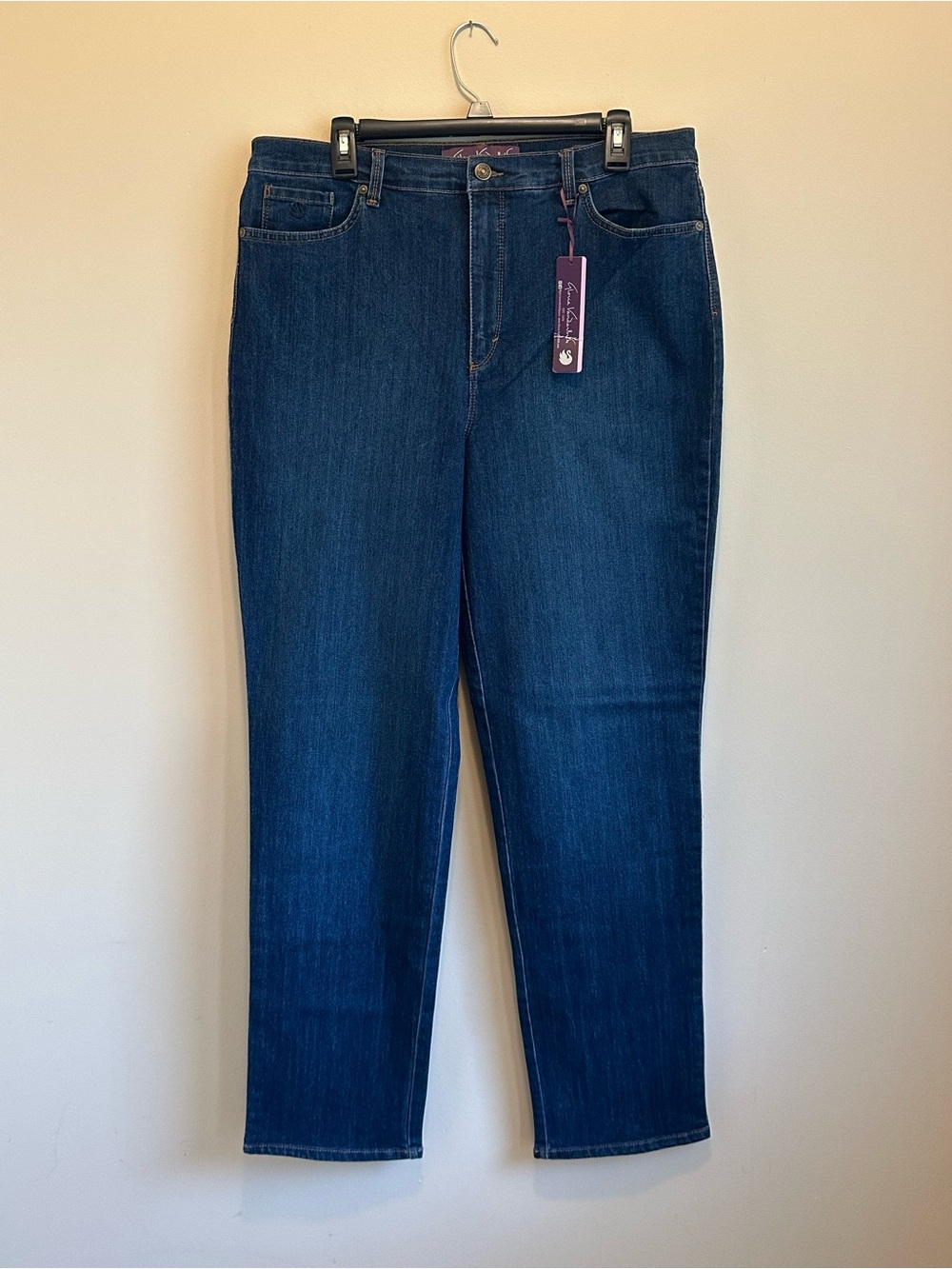 NWT Women’s Gloria Vanderbilt 14L Amanda Slimming Jeans Tapered Leg Heritage Fit